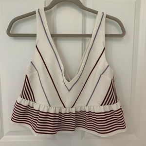 Elizabeth and James cropped tank